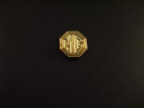 MG oldtimer logo goudkleurig